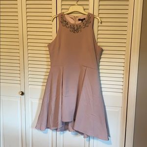 Embellished mini dress